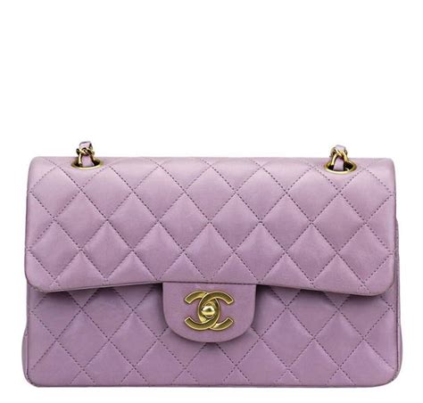 chanel purple bag 2020|chanel flap bag lambskin.